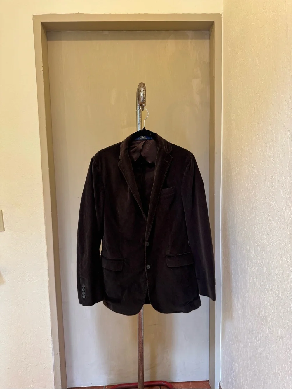 Polo Ralph Lauren Brown Corduroy Blazer Sport Coat Men’s 38R 2 Button Classic